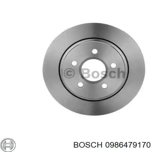 Тормозные диски 0986479170 Bosch