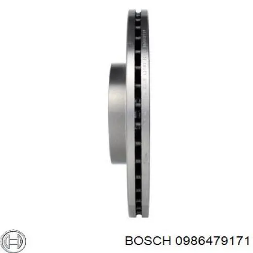 Диск гальмівний передній 0986479171 Bosch