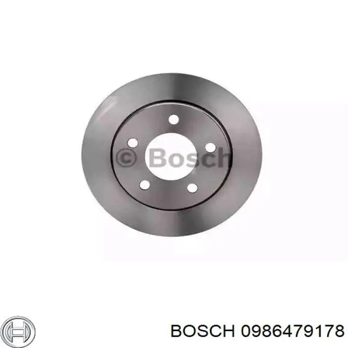 0986479178 Bosch диск тормозной задний