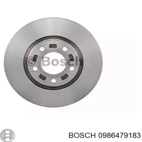 0986479183 Bosch диск тормозной передний