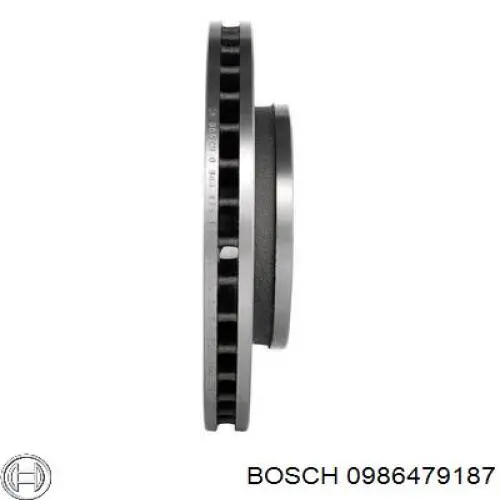 Передние тормозные диски 0986479187 Bosch