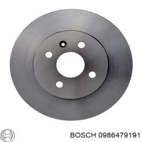 Тормозные диски 0986479191 Bosch