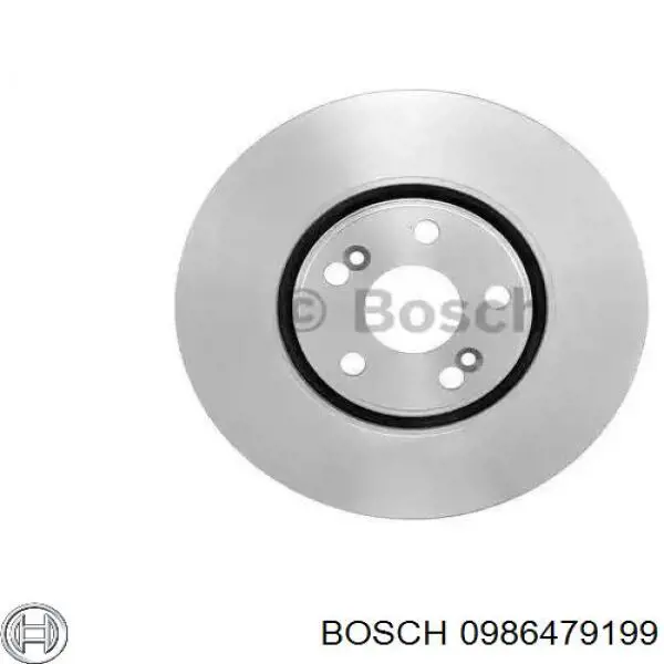 0986479199 Bosch диск тормозной передний