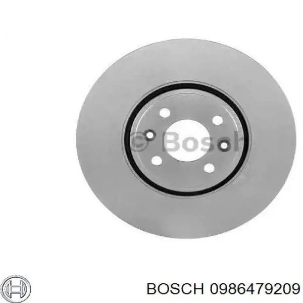 0986479209 Bosch диск тормозной передний