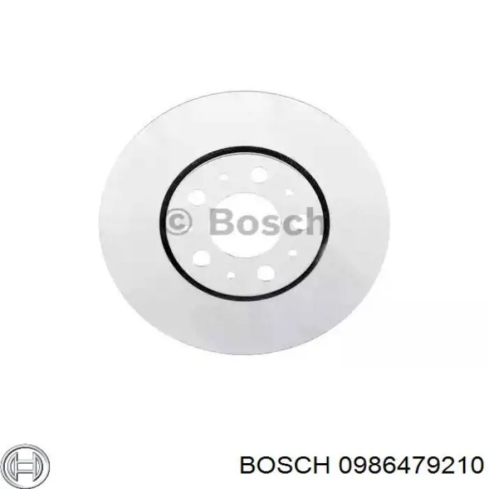 Передние тормозные диски 0986479210 Bosch