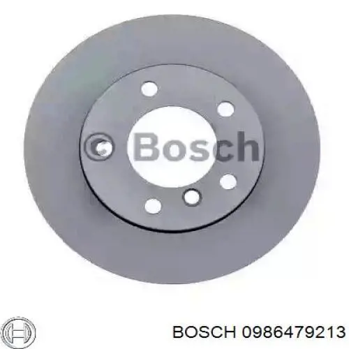 Диск тормозной передний Bosch 0986479213