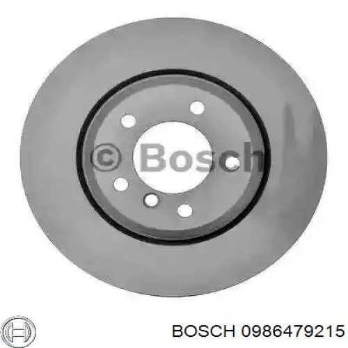 0 986 479 215 Bosch диск тормозной передний