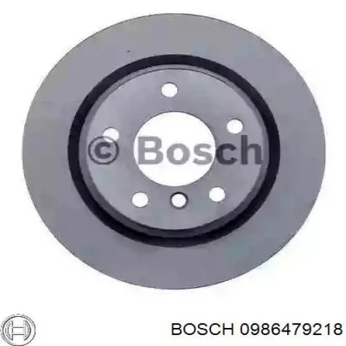 Тормозные диски 0986479218 Bosch