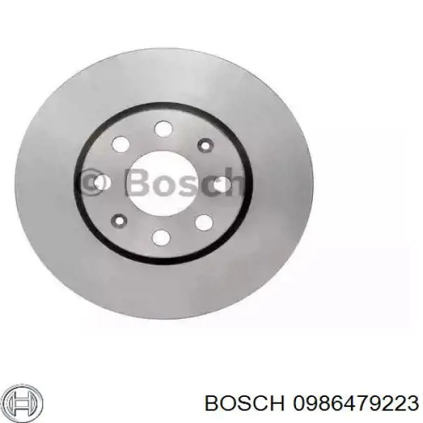 0986479223 Bosch диск тормозной передний