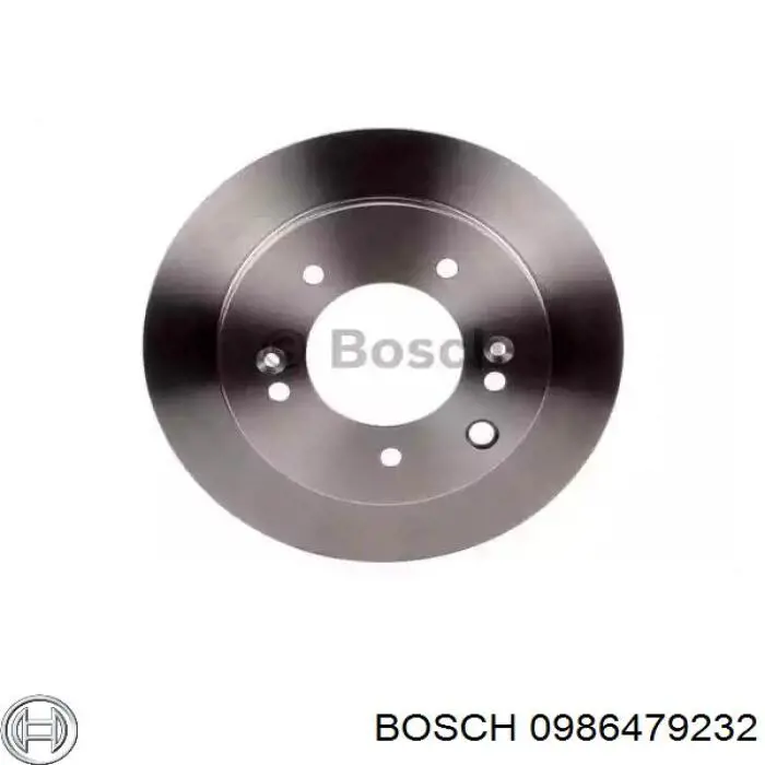 0986479232 Bosch диск тормозной задний
