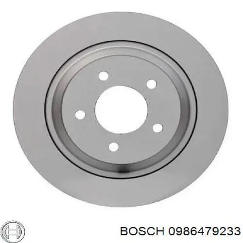 Тормозные диски 0986479233 Bosch