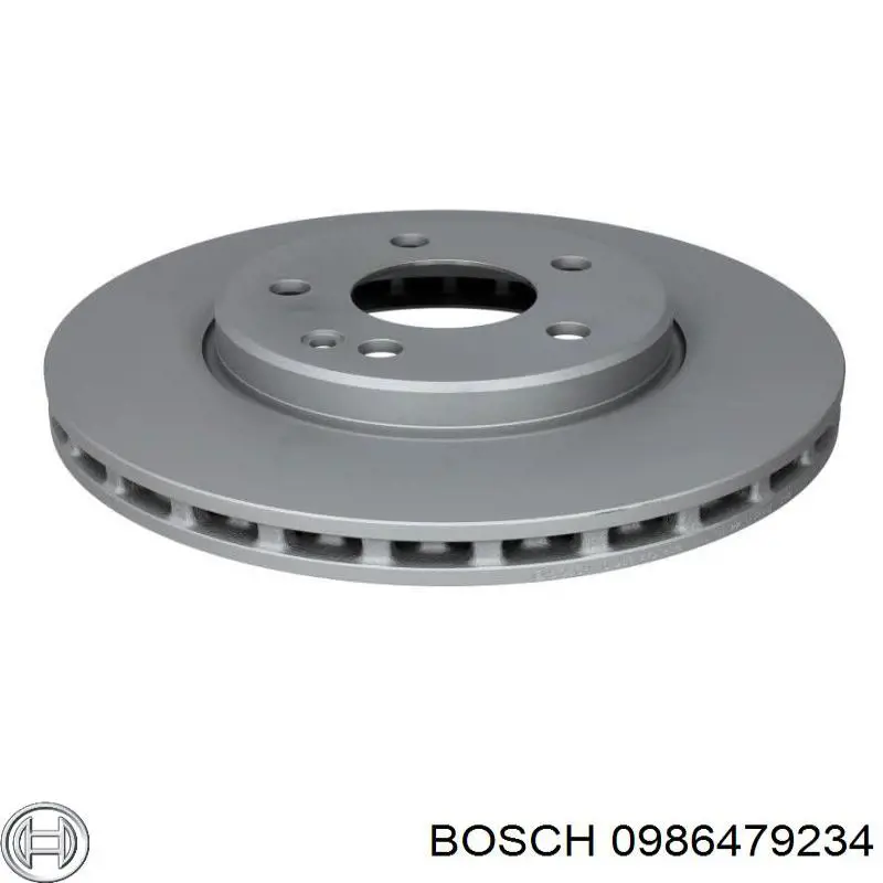 0986479234 Bosch диск тормозной передний