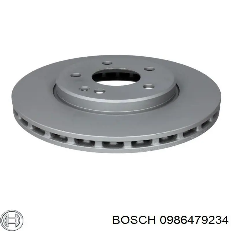 Передние тормозные диски 0986479234 Bosch