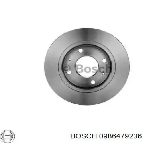 Тормозные диски 0986479236 Bosch