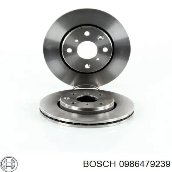 Freno de disco delantero 0986479239 Bosch