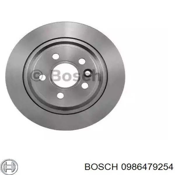 0986479254 Bosch диск тормозной задний