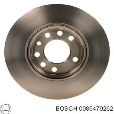 Передние тормозные диски 0986479262 Bosch