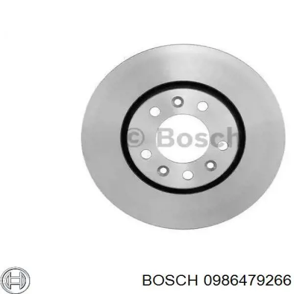 Передние тормозные диски 0986479266 Bosch