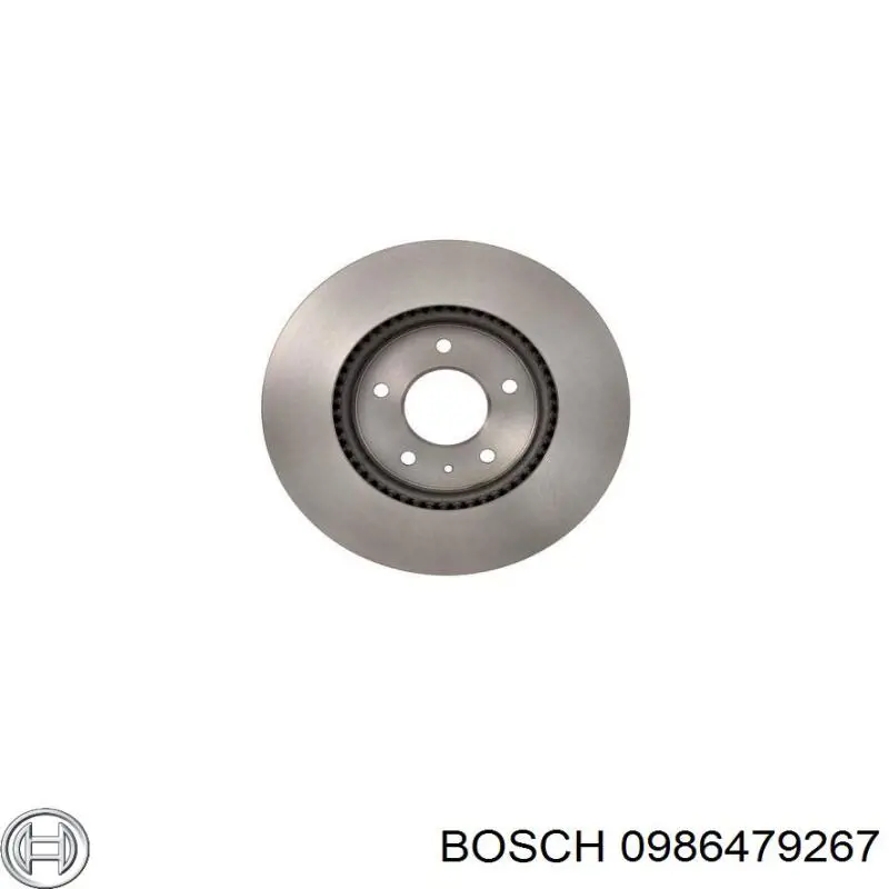 Freno de disco delantero 0986479267 Bosch