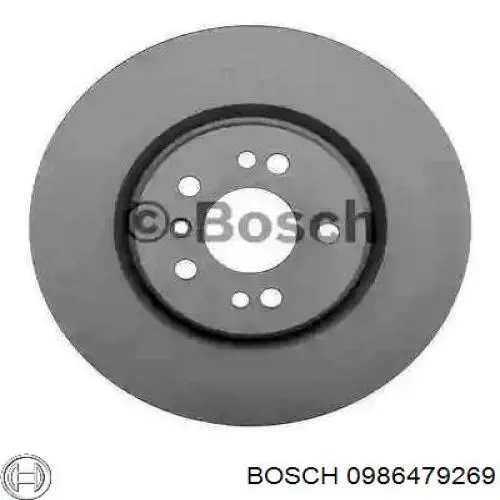 0 986 479 269 Bosch диск тормозной передний