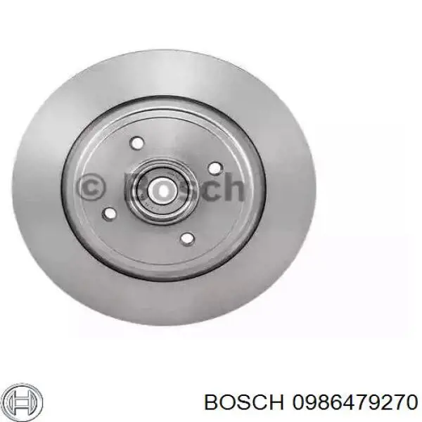 0986479270 Bosch диск тормозной задний