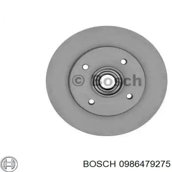 0986479275 Bosch тормозные диски