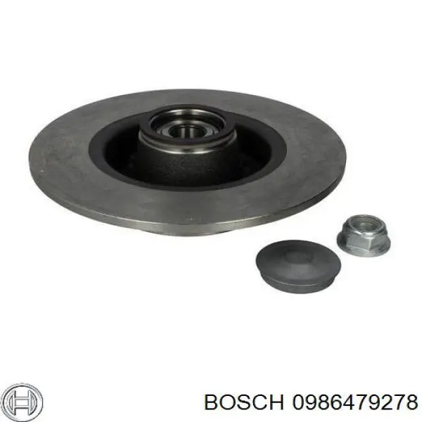 Диск гальмівний задній 0986479278 Bosch