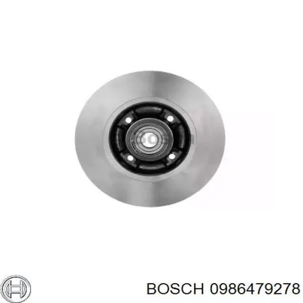 Диск гальмівний задній 0986479278 Bosch
