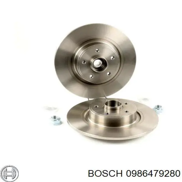 Задний дисковый тормоз Bosch 0986479280