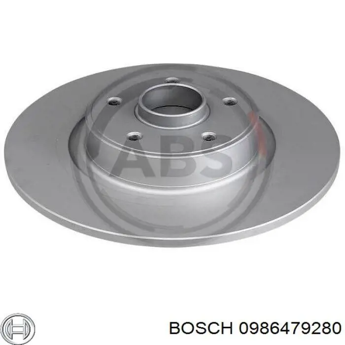 Задний тормозной диск Bosch 0986479280 цена, от 75.14 USD