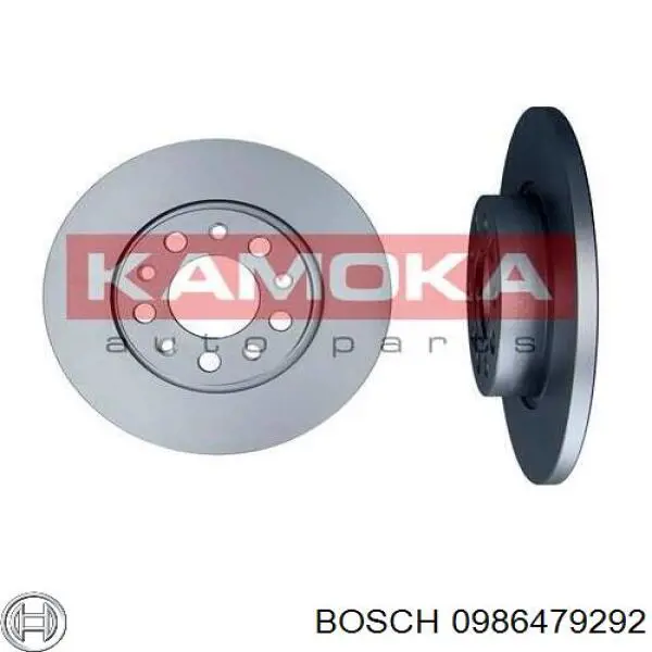 Диск гальмівний задній 0986479292 Bosch