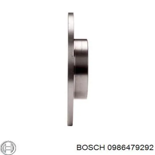 Диск гальмівний задній 0986479292 Bosch