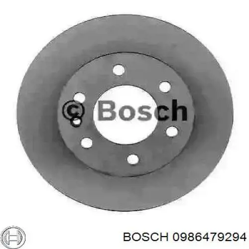 0986479294 Bosch диск тормозной передний