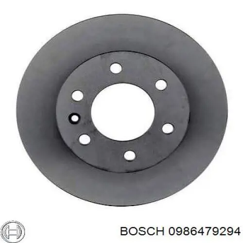 Диск гальмівний передній 0986479294 Bosch