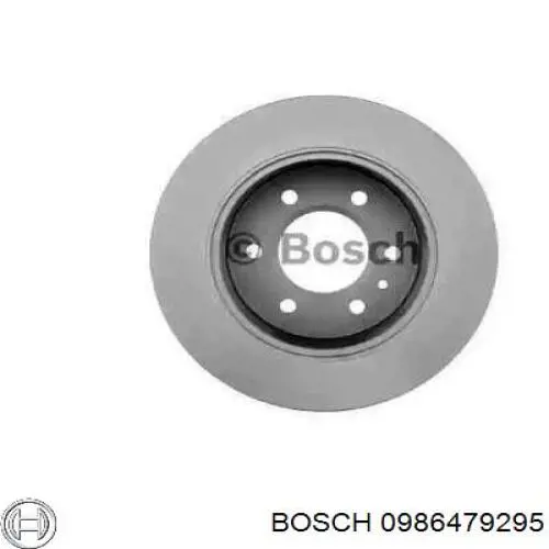 Диск гальмівний задній 0986479295 Bosch