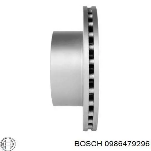 Диск гальмівний задній 0986479296 Bosch