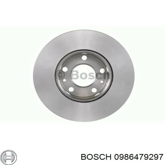 Диск гальмівний передній 0986479297 Bosch