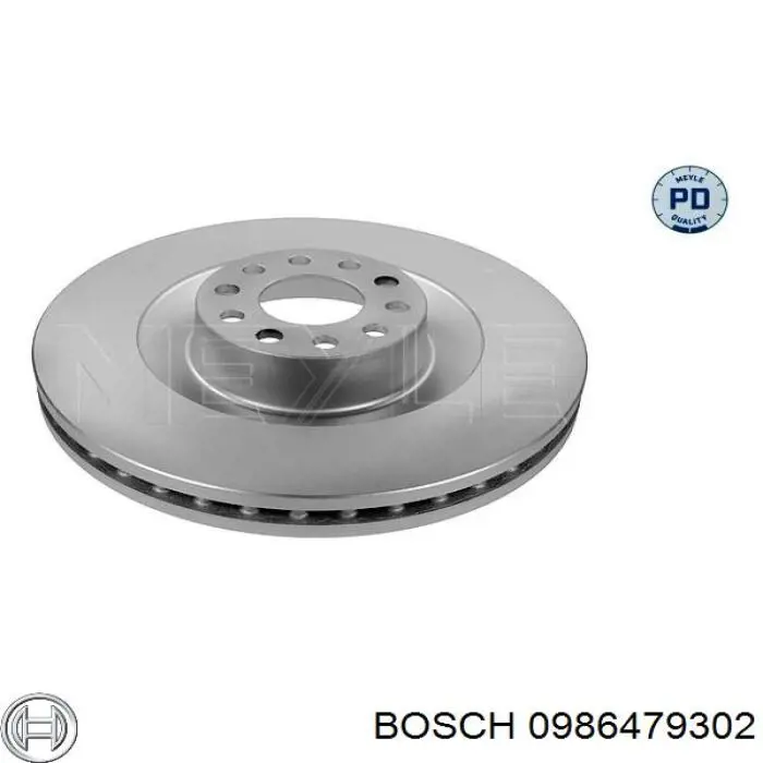 Купить 0986479302 Bosch Ротор тормозной