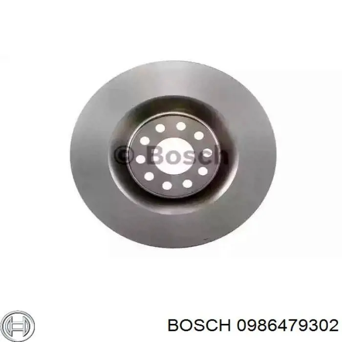 Передний тормозной диск Bosch 0986479302