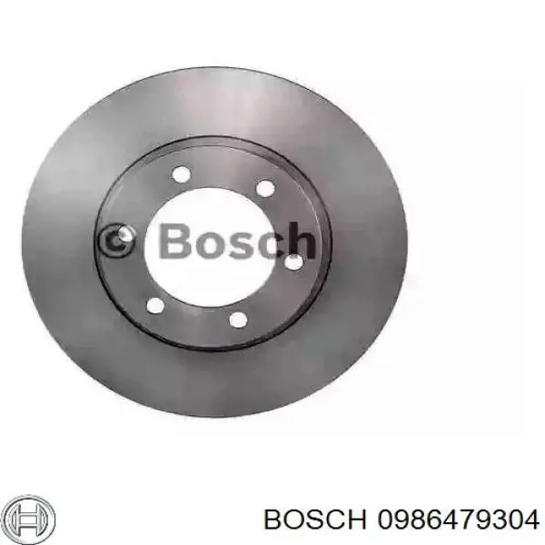 0986479304 Bosch передние тормозные диски