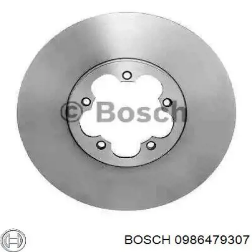 Передние тормозные диски 0986479307 Bosch