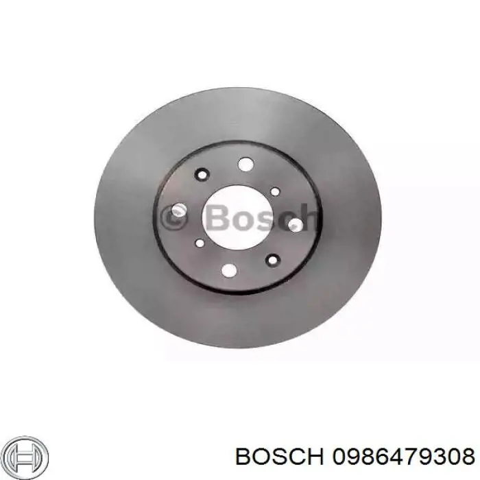 Передние тормозные диски 0986479308 Bosch