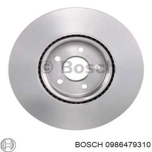 0986479310 Bosch диск тормозной передний