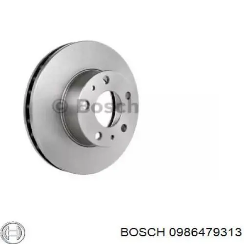 Передние тормозные диски 0986479313 Bosch