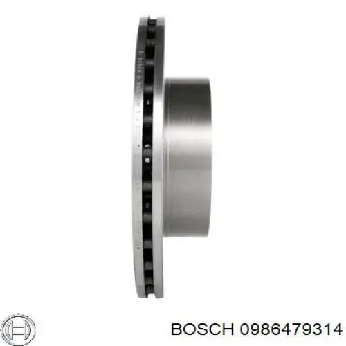 Передние тормозные диски 0986479314 Bosch