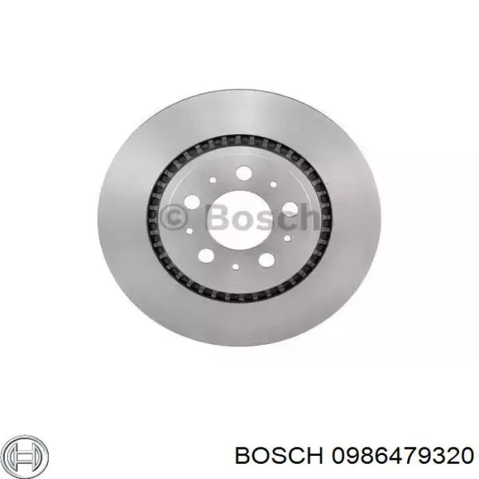 Тормозные диски 0986479320 Bosch