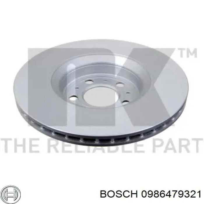 Тормоз дисковый передний Bosch 0986479321 цена, от 50.65 USD