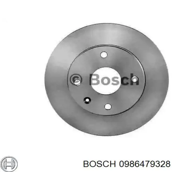 Передние тормозные диски 0986479328 Bosch