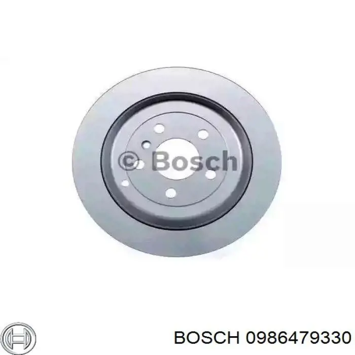 0 986 479 330 Bosch диск тормозной задний