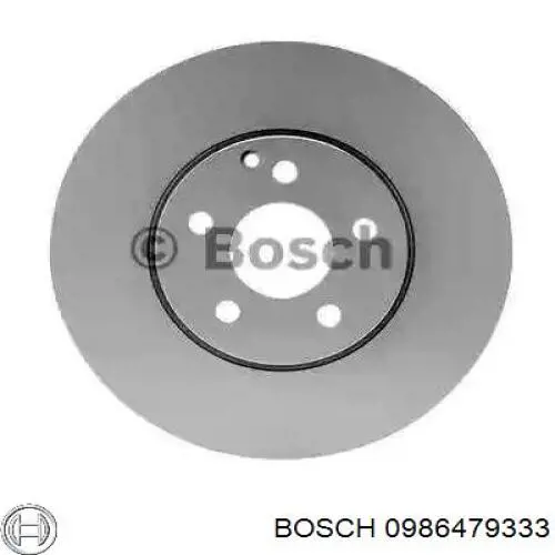 0 986 479 333 Bosch диск тормозной передний